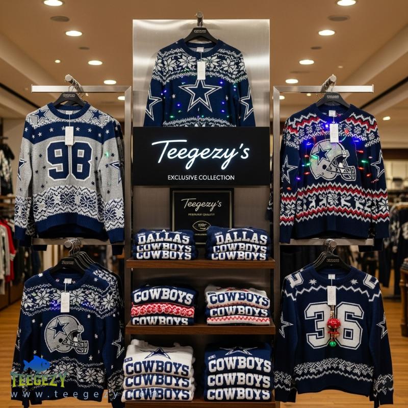Teegezy Dallas Cowboys Ugly Sweater Brand Teegezy Dallas Cowboys Ugly Sweater Brand