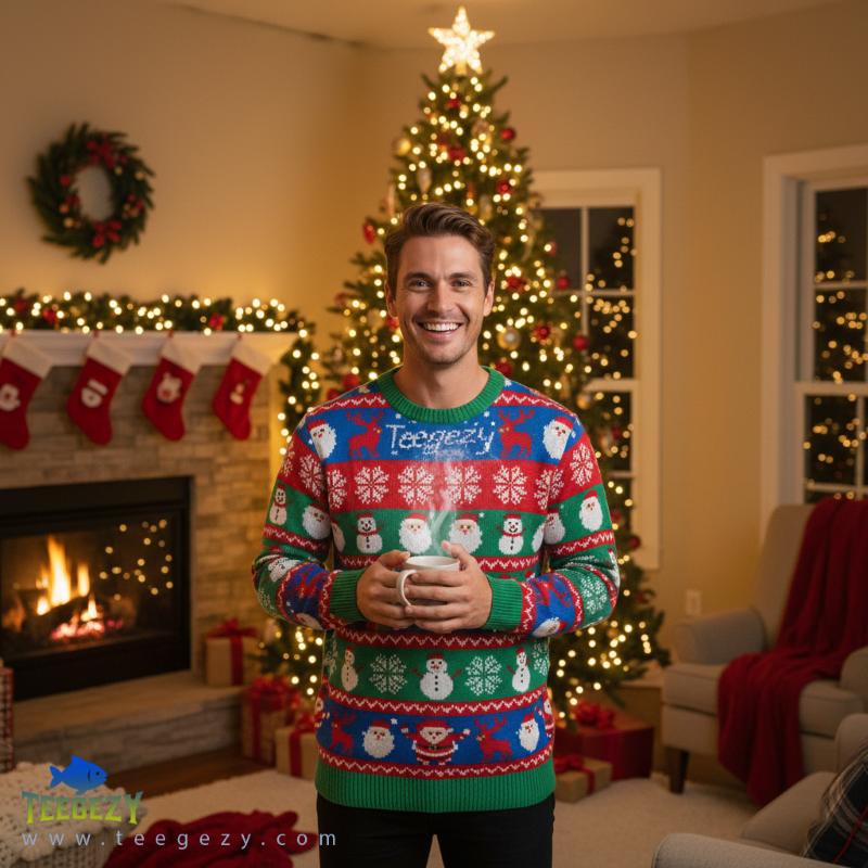 Teegezy Holiday Ugly Sweater Celebration Teegezy Holiday Ugly Sweater Celebration