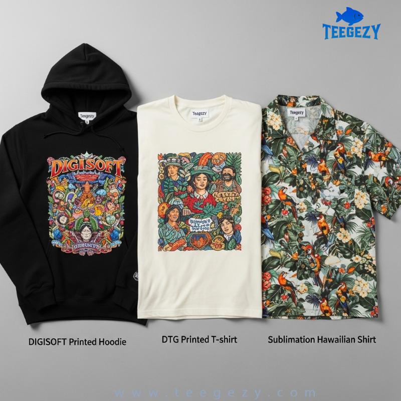 Teegezy Print Methods Comparison Teegezy Print Methods Comparison