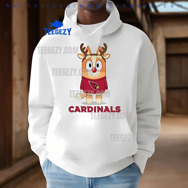 Arizona Cardinals Bingo Reindeer Festive Christmas Hoodie Arizona Cardinals Bingo Reindeer Festive Christmas Hoodie