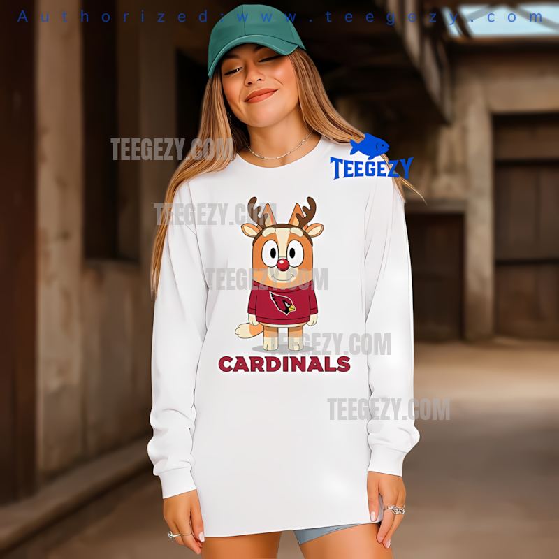Arizona Cardinals Bingo Reindeer Festive Christmas Long Sleeve Arizona Cardinals Bingo Reindeer Festive Christmas Long Sleeve