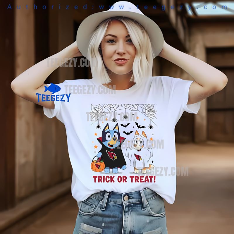 Arizona Cardinals Bluey Family Santa Parade Holiday Shirt