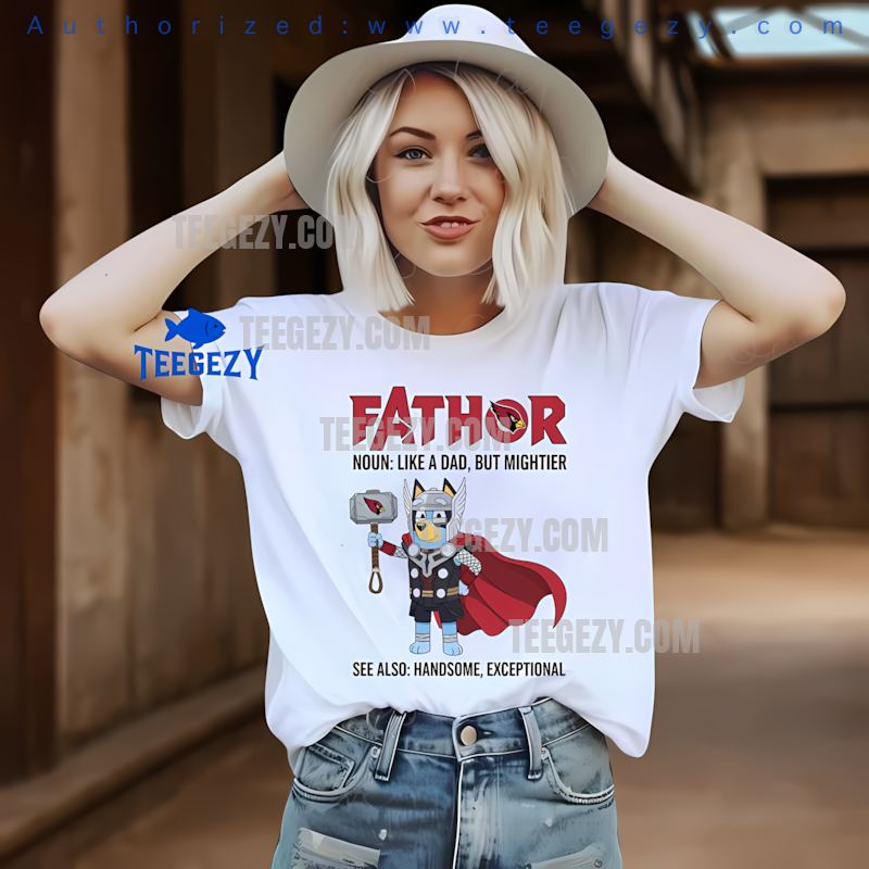 Arizona Cardinals Bluey Fathor Limited Edition Tee