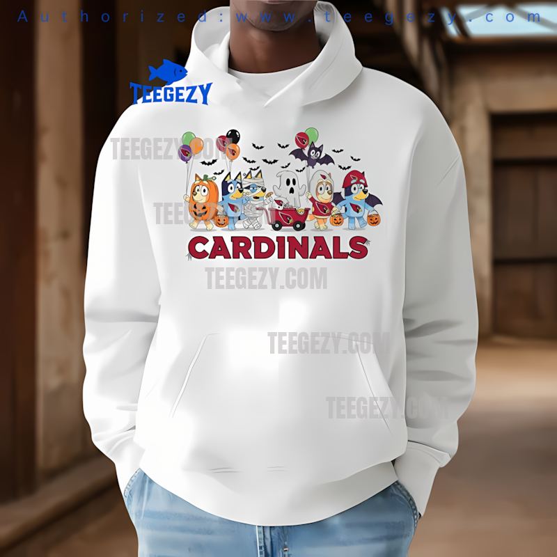 Arizona Cardinals Bluey Halloween Parade Costume Hoodie Arizona Cardinals Bluey Halloween Parade Costume Hoodie