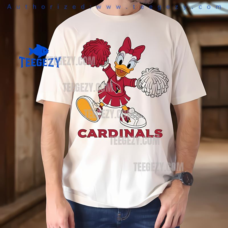 Arizona Cardinals Daisy Duck Cheerleader Holiday Shirt