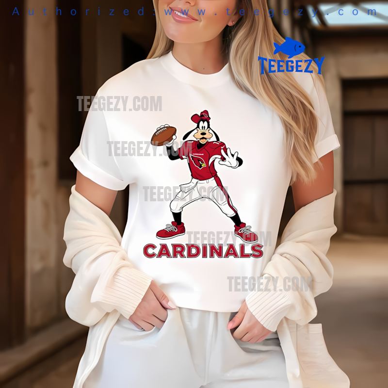 Arizona Cardinals Goofy Football Quarterback Fun Shirt