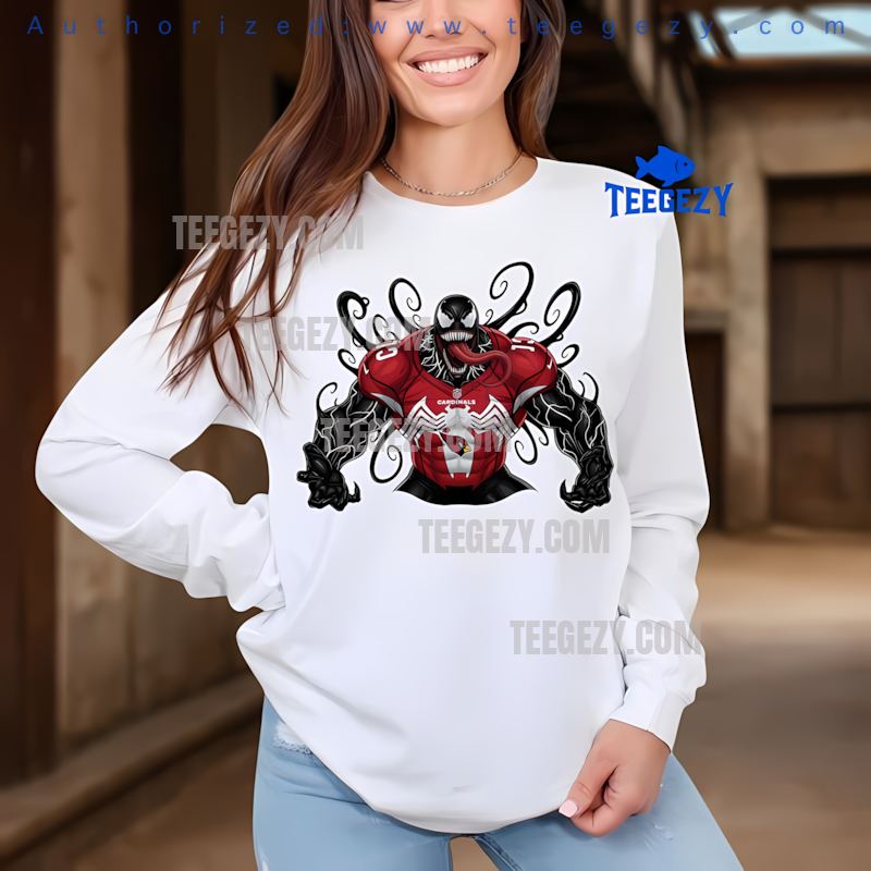 Arizona Cardinals Halloween Venom Spooky Costume Long Sleeve Arizona Cardinals Halloween Venom Spooky Costume Long Sleeve