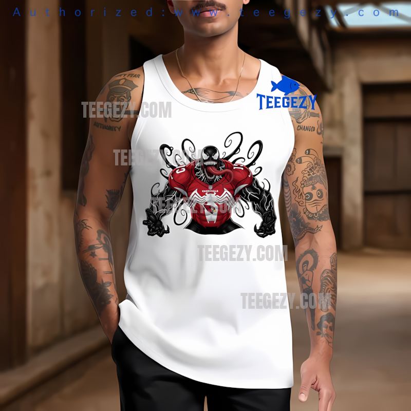 Arizona Cardinals Halloween Venom Spooky Costume Tanktop Arizona Cardinals Halloween Venom Spooky Costume Tanktop