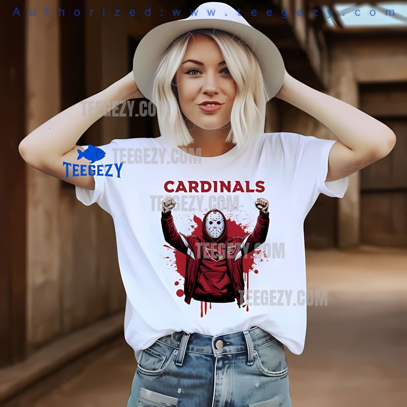 Arizona Cardinals Jason Voorhees Victory Halloween Tee