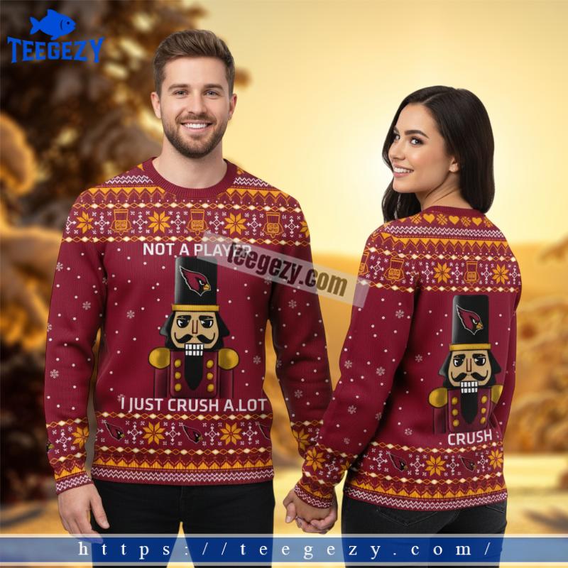 Arizona Cardinals Nutcracker Red Couples Ugly Sweater Arizona Cardinals Nutcracker Red Couples Ugly Sweater