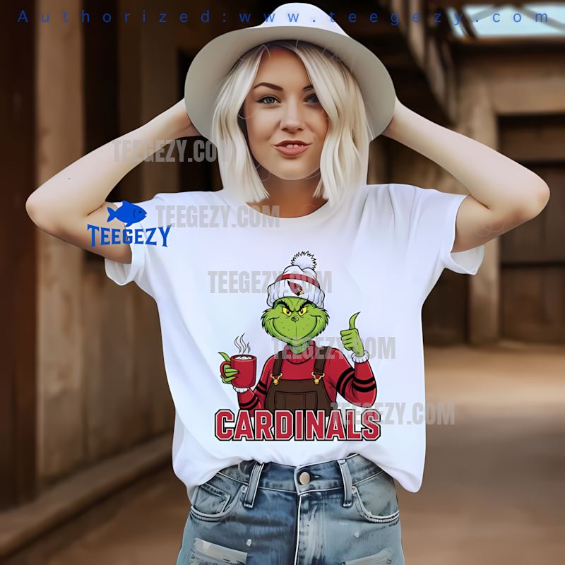 Arizona Cardinals The Grinch Winter Hot Cocoa Holiday Tee