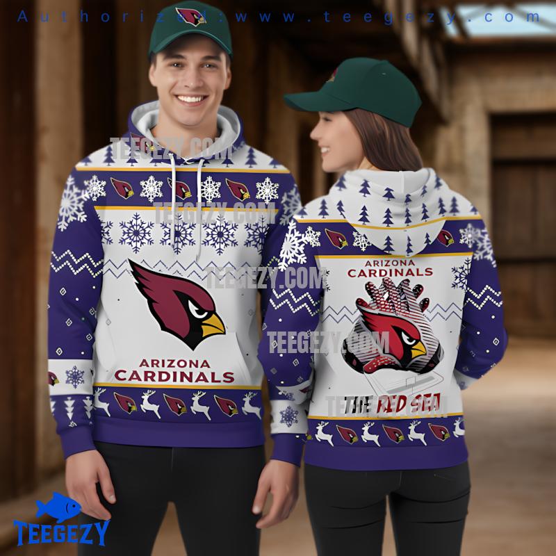 Arizona Cardinals Dabbing Santa Claus 3D Ugly Hoodie Youth Arizona Cardinals Dabbing Santa Claus 3D Ugly Hoodie Youth