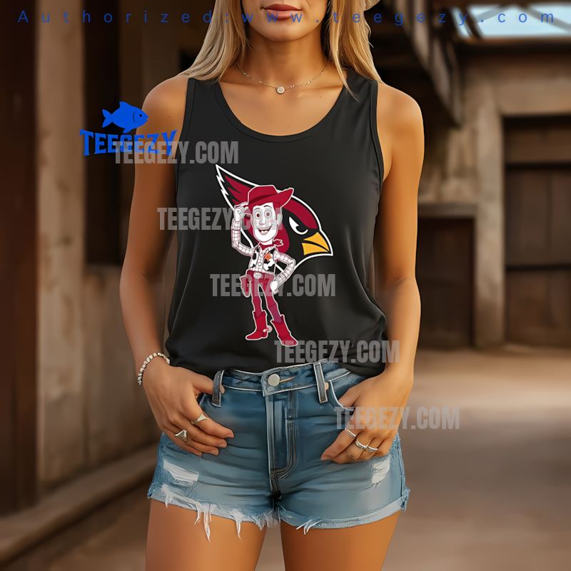 Arizona Cardinals Woody Toy Story Holiday Tanktop Arizona Cardinals Woody Toy Story Holiday Tanktop