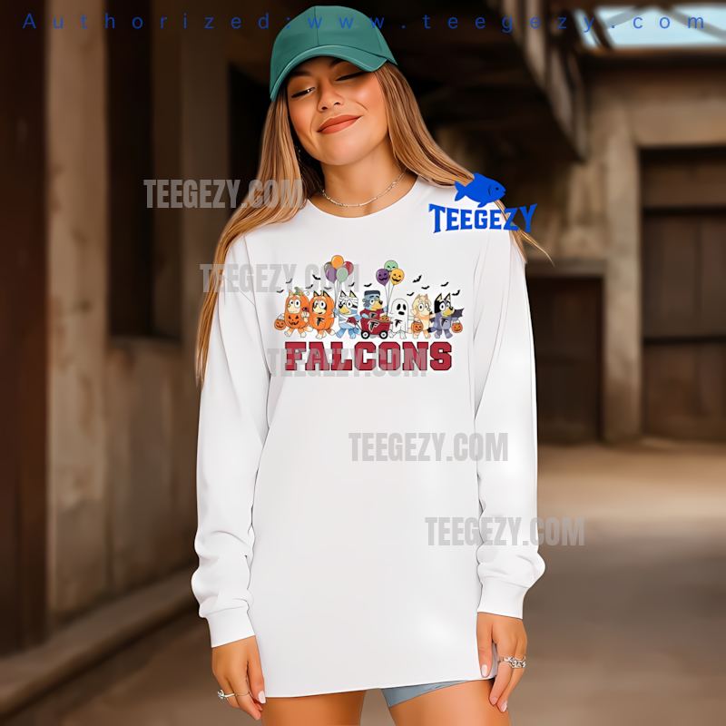 Atlanta Falcons Bluey Halloween Parade Costume Long Sleeve Atlanta Falcons Bluey Halloween Parade Costume Long Sleeve