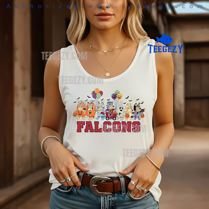 Atlanta Falcons Bluey Halloween Parade Costume Tanktop Atlanta Falcons Bluey Halloween Parade Costume Tanktop