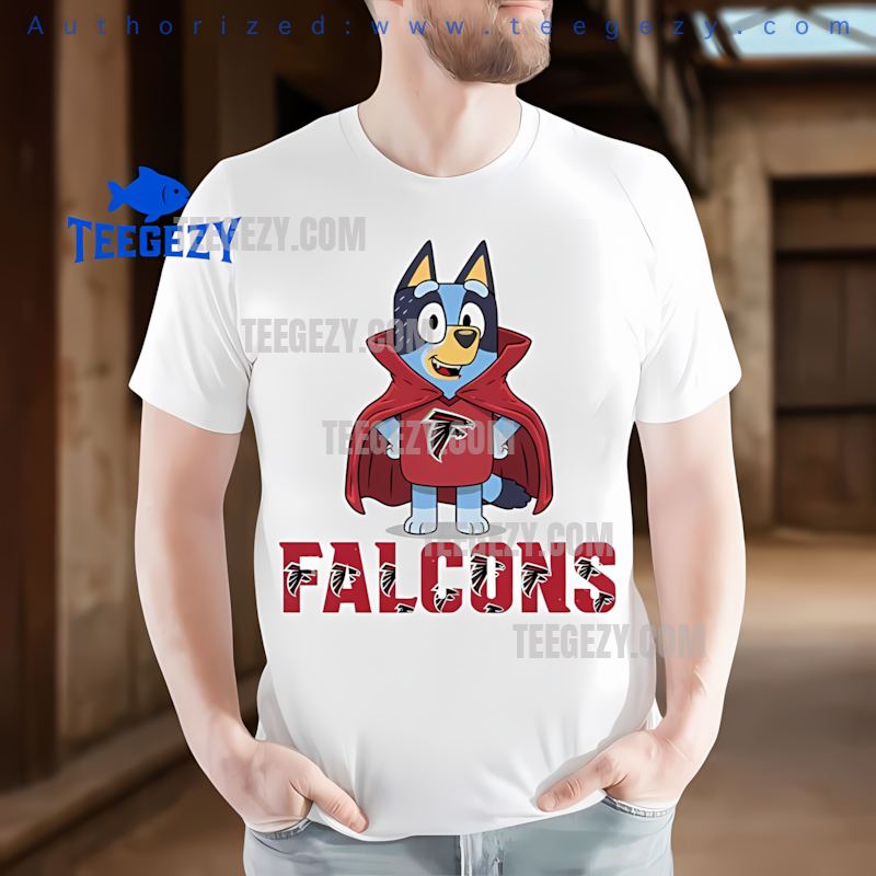 Atlanta Falcons Bluey Vampire Spooky Tee