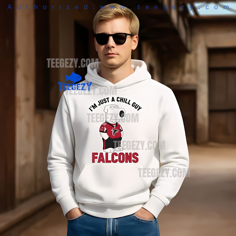 Atlanta Falcons Brian Griffin Chill Guy Casual Hoodie Atlanta Falcons Brian Griffin Chill Guy Casual Hoodie