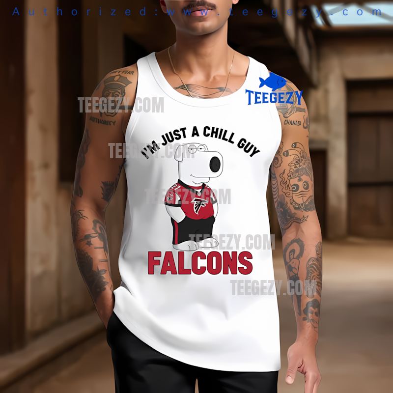 Atlanta Falcons Brian Griffin Chill Guy Casual Tanktop Atlanta Falcons Brian Griffin Chill Guy Casual Tanktop