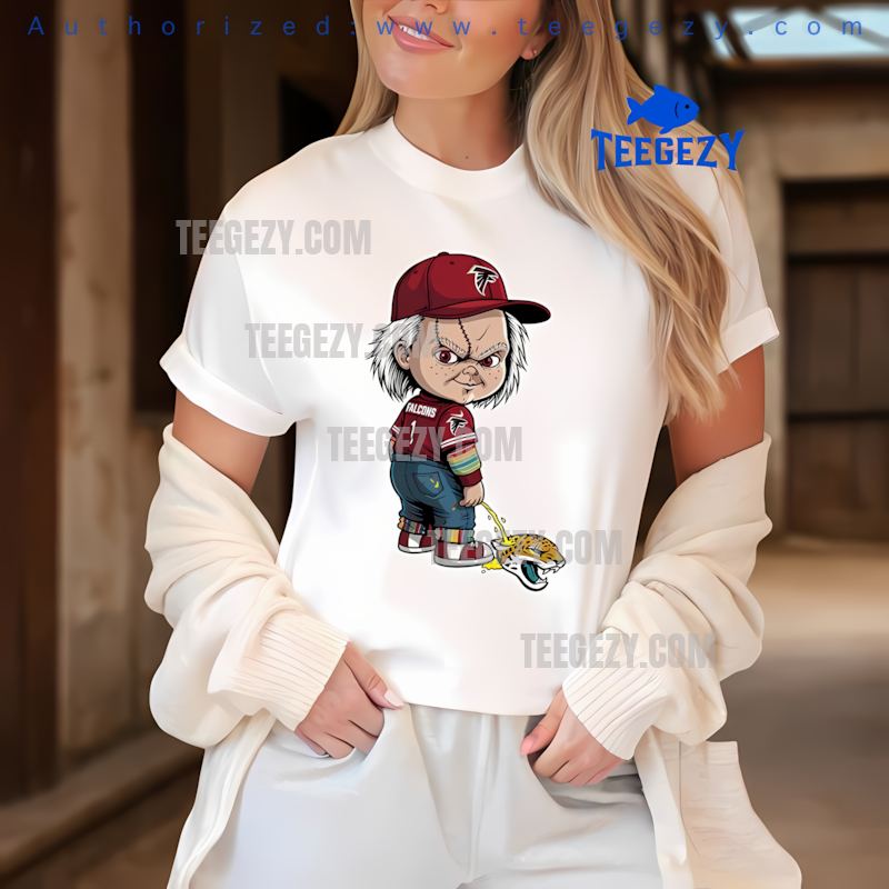 Atlanta Falcons Chucky Jaguars Rivalry Halloween Tee