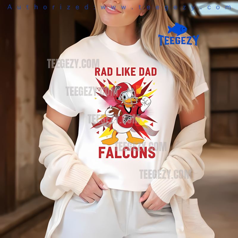 Atlanta Falcons Donald Duck Rad Like Dad Shirt