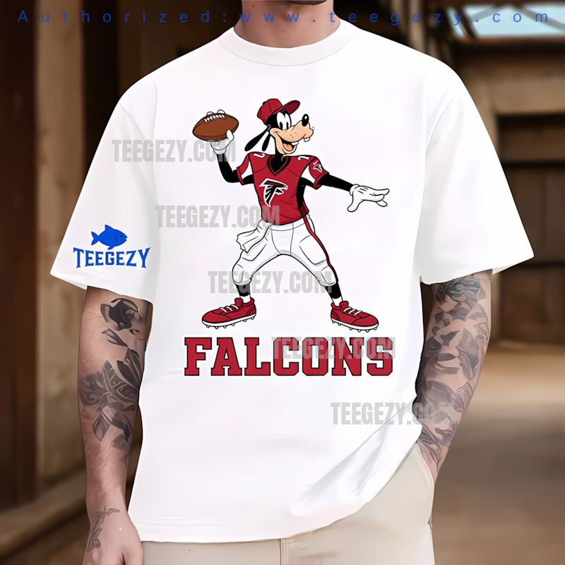 Atlanta Falcons Goofy Football Quarterback Fun Shirt