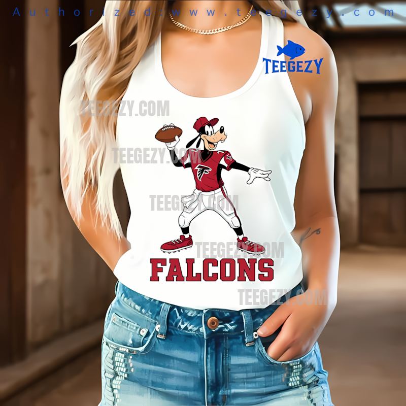 Atlanta Falcons Goofy Football Quarterback Fun Tanktop Atlanta Falcons Goofy Football Quarterback Fun Tanktop