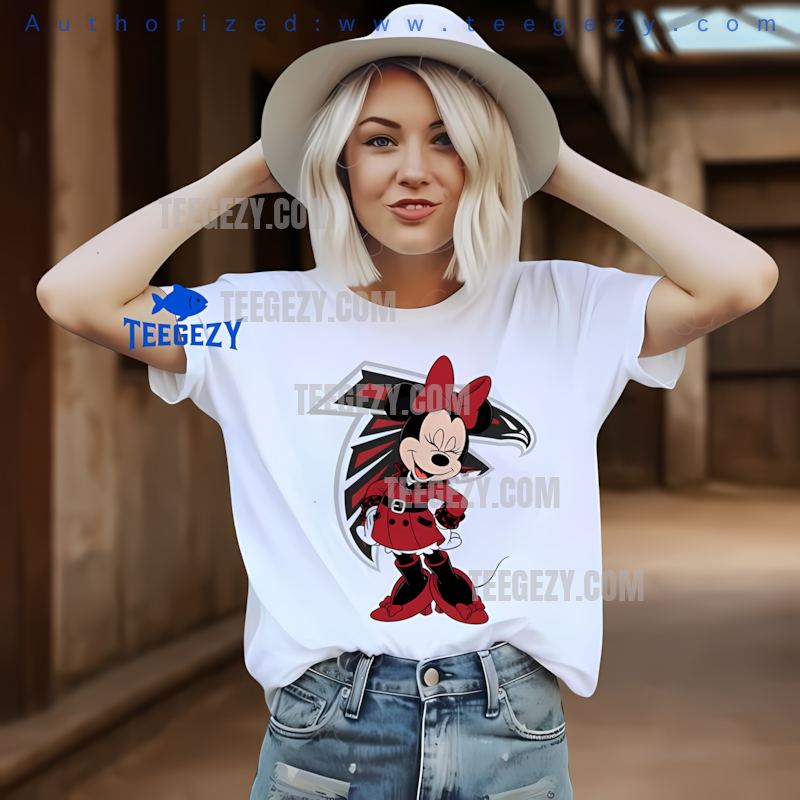 Atlanta Falcons Minnie Mouse Logo Fashion Shirt