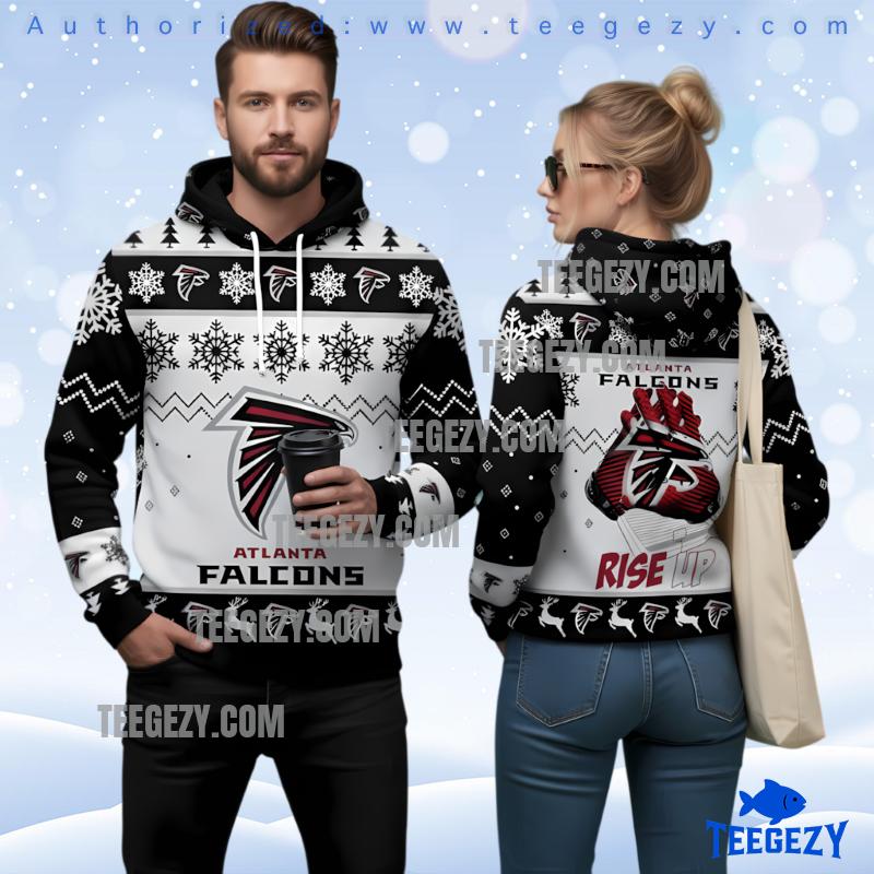 Atlanta Falcons Rise Up 3D Ugly Hoodie Print