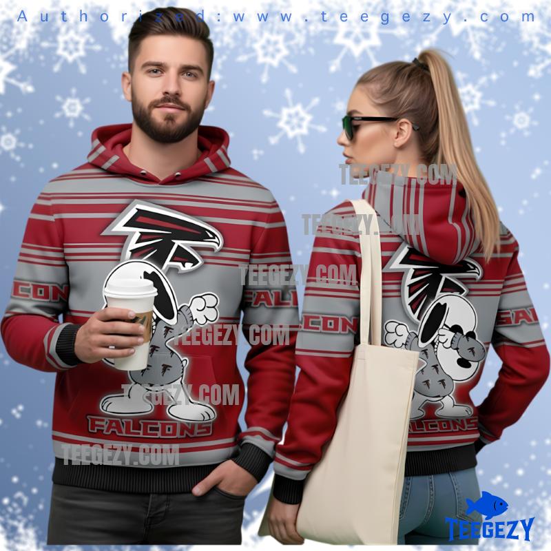 Atlanta Falcons Snoopy Dabbing Hoodie