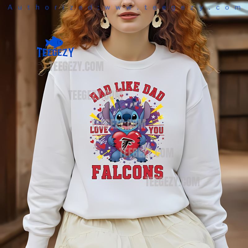 Atlanta Falcons Stitch Rad Like Dad Holiday Long Sleeve Atlanta Falcons Stitch Rad Like Dad Holiday Long Sleeve