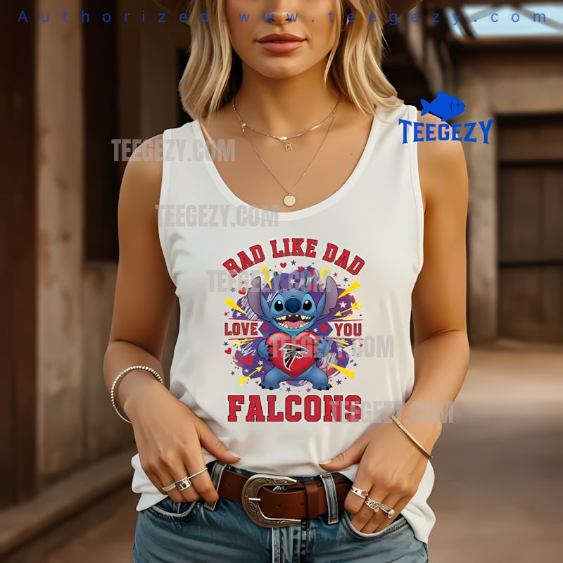 Atlanta Falcons Stitch Rad Like Dad Holiday Tanktop Atlanta Falcons Stitch Rad Like Dad Holiday Tanktop