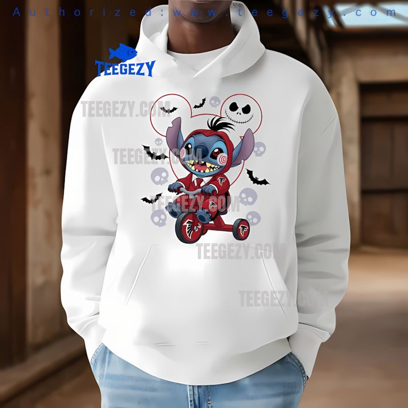Atlanta Falcons Stitch Saw Halloween Spooky Hoodie Atlanta Falcons Stitch Saw Halloween Spooky Hoodie