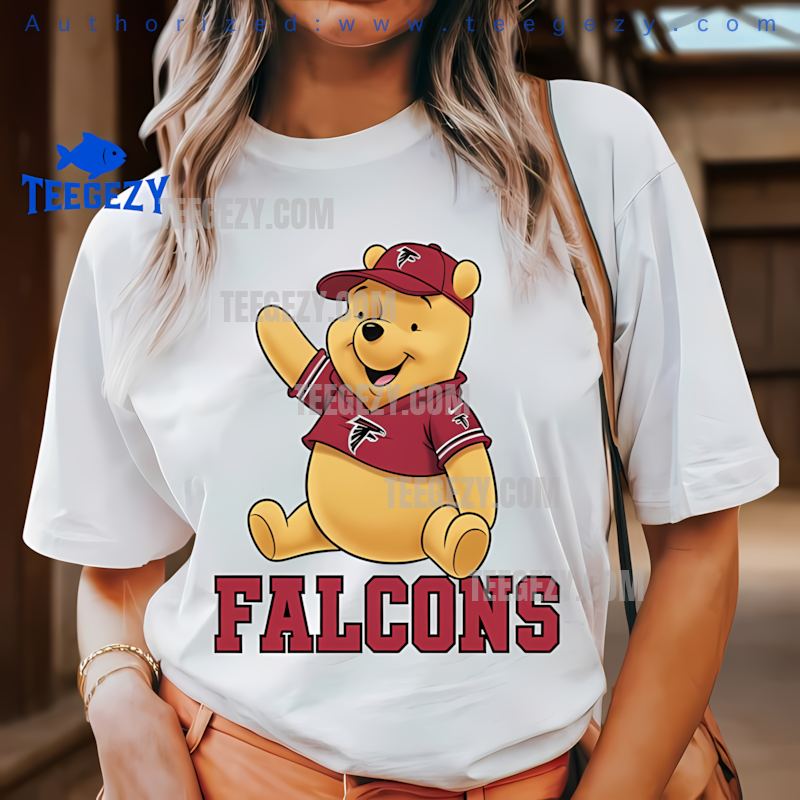 Atlanta Falcons Winnie The Pooh Football Team Spirit Tee