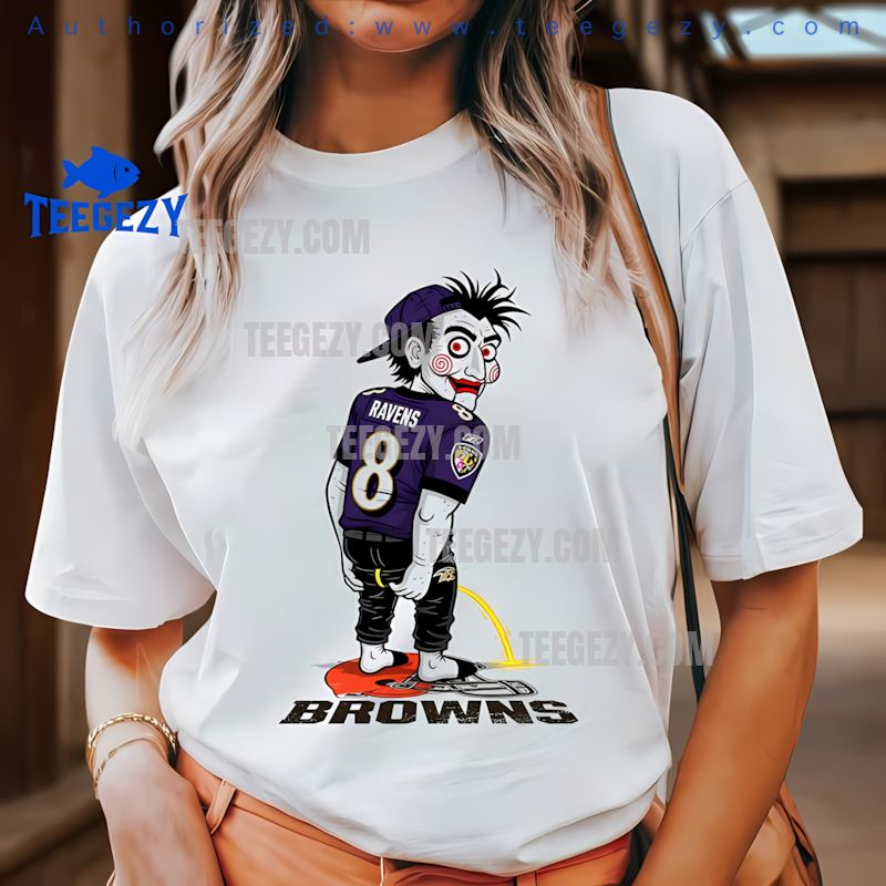 Baltimore Ravens Billy Puppet Cleveland Browns Rivalry Tee