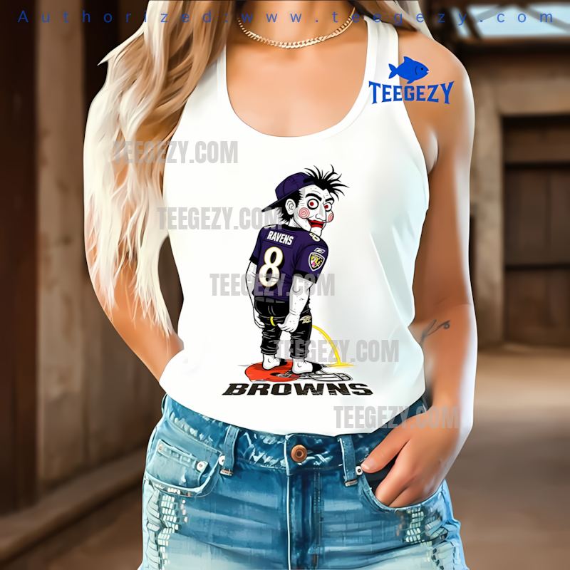 Baltimore Ravens Billy Puppet Cleveland Browns Rivalry Tanktop Baltimore Ravens Billy Puppet Cleveland Browns Rivalry Tanktop
