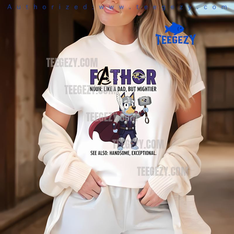 Baltimore Ravens Bluey Fathor Limited Edition Shirt