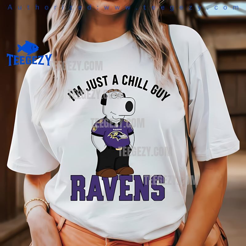 Baltimore Ravens Brian Griffin Chill Guy Casual Shirt