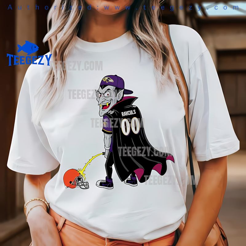 Baltimore Ravens Dracula Cleveland Browns Rivalry Shirt