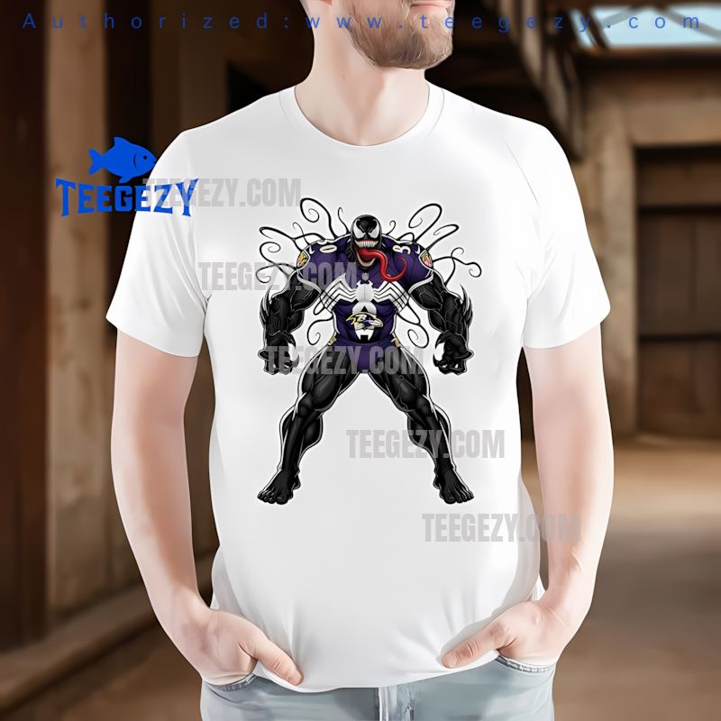 Baltimore Ravens Halloween Venom Spooky Costume Tee