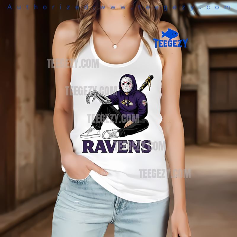 Baltimore Ravens Jason Voorhees Street Halloween Tanktop Baltimore Ravens Jason Voorhees Street Halloween Tanktop