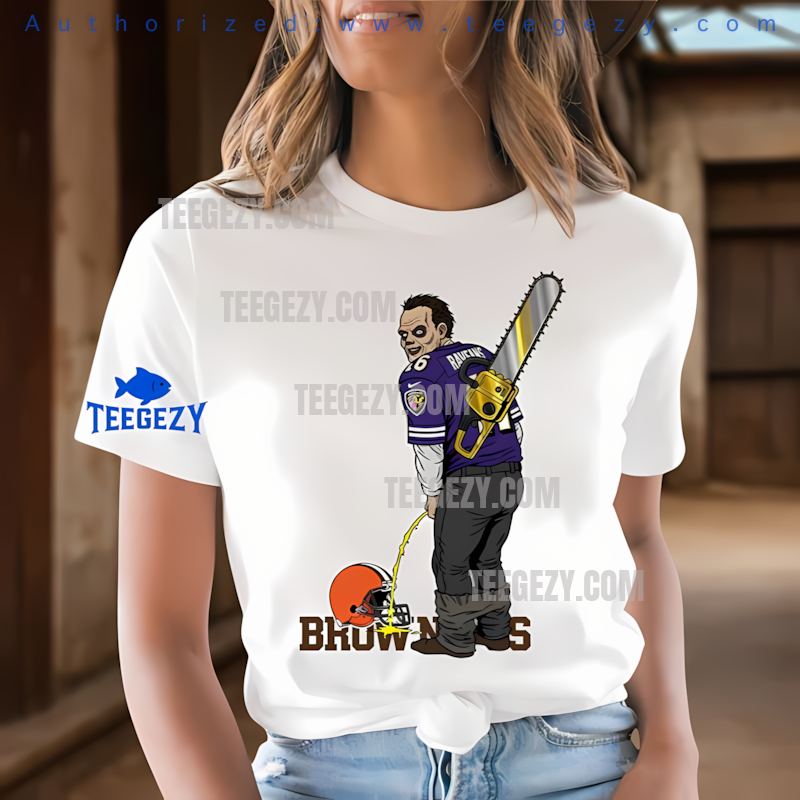 Baltimore Ravens Leatherface Cleveland Browns Rivalry Shirt