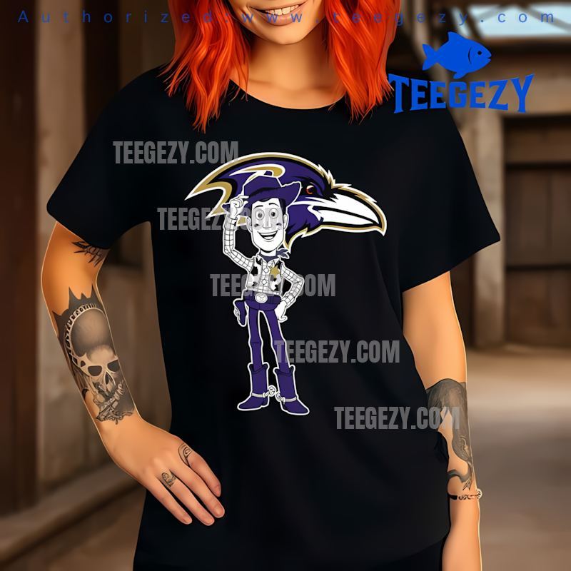 Baltimore Ravens Woody Toy Story Classic Fun Tee