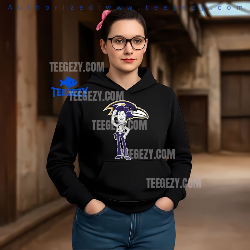 Baltimore Ravens Woody Toy Story Classic Fun Hoodie Baltimore Ravens Woody Toy Story Classic Fun Hoodie
