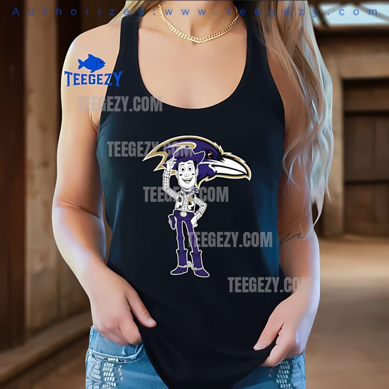 Baltimore Ravens Woody Toy Story Classic Fun Tanktop Baltimore Ravens Woody Toy Story Classic Fun Tanktop