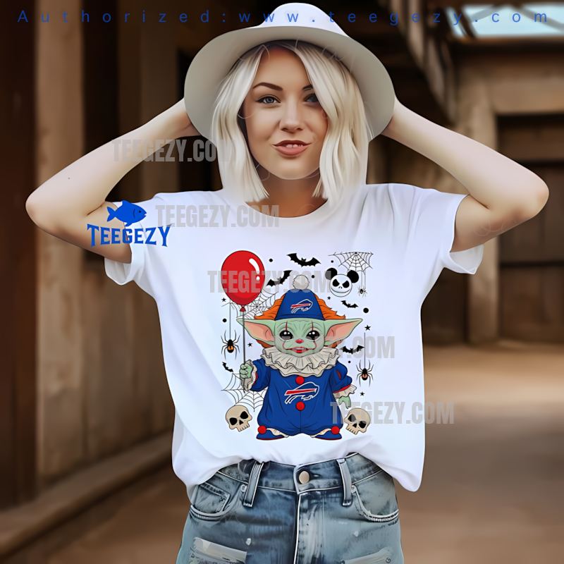Buffalo Bills Baby Yoda Pennywise Halloween Costume Shirt