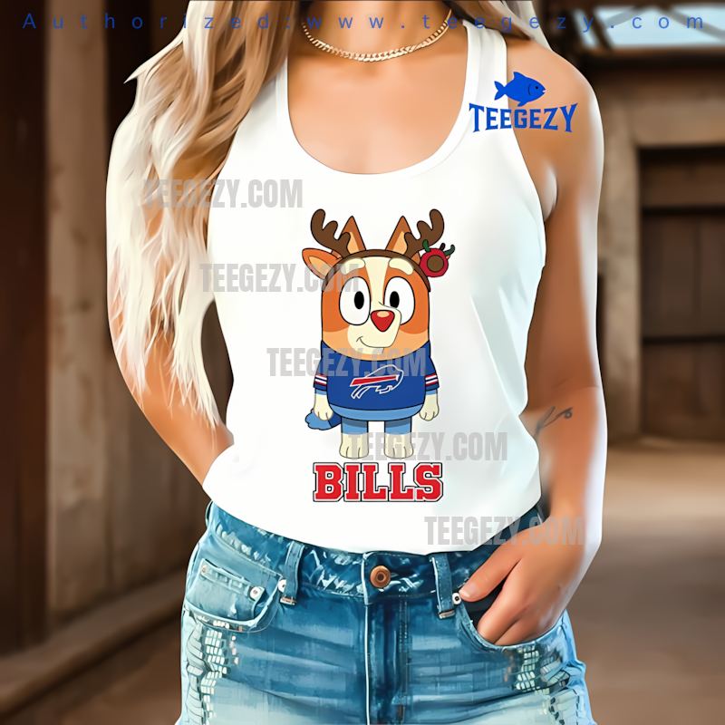 Buffalo Bills Bingo Reindeer Festive Christmas Tanktop Buffalo Bills Bingo Reindeer Festive Christmas Tanktop