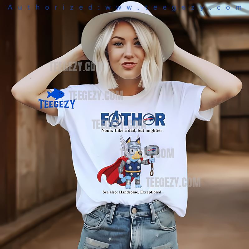 Buffalo Bills Bluey Fathor Fun Holiday Shirt