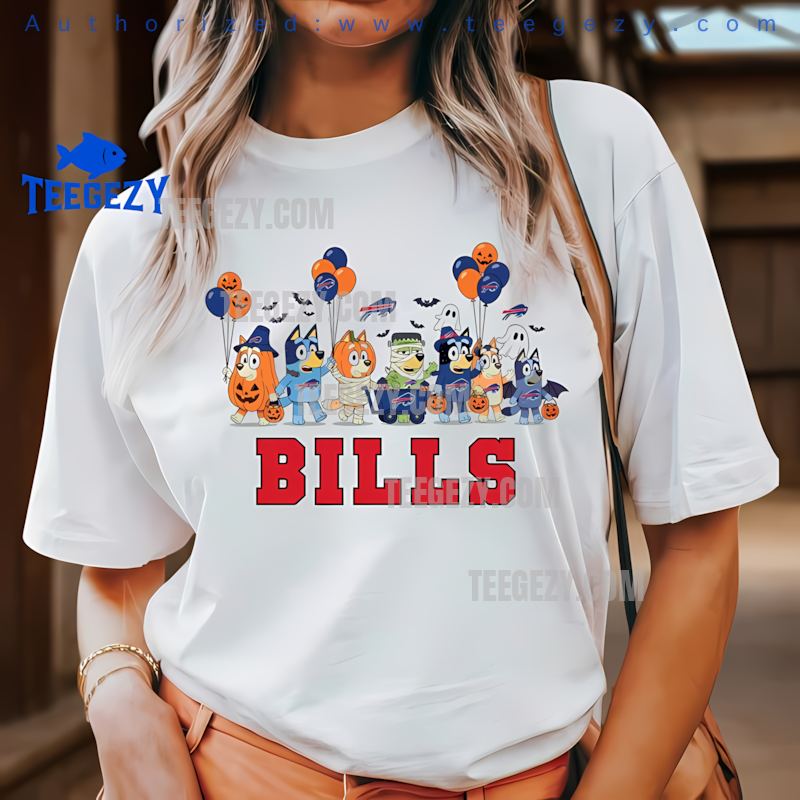 Buffalo Bills Bluey Halloween Parade Costume Tee