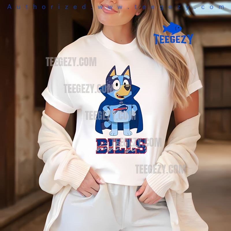 Buffalo Bills Bluey Vampire Spooky Shirt