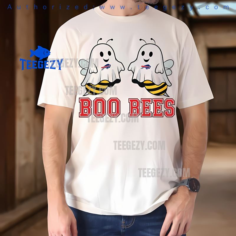 Buffalo Bills Boo Bees Halloween Funny Tee